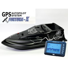 GPS (Fortuna-X) Ехолот Toslon TF300 Прикормочний кораблик Фурія Шторм