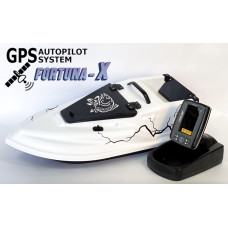 GPS (Fortuna-X) Ехолот Toslon TF520 Прикормочний кораблик Фурія Шторм