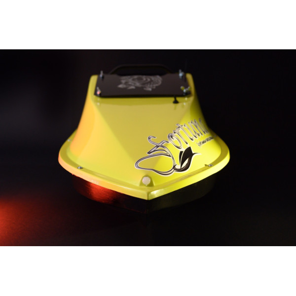 GPS (3+1_Cortex), Єхолот Toslon TF520, Професийний кораблик Фортуна (27000 mAh) Білий Жовтий