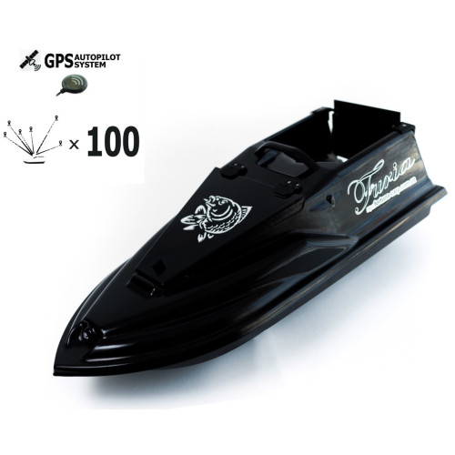 Кораблик для риболовлі Фурія Фюжн з GPS V3_6+1 Чорний