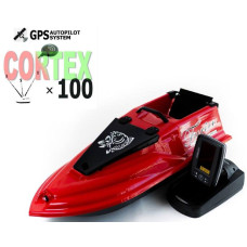 Кораблик для рыбалки Фурия Фюжн с GPS (Cortex_3+1) и Эхолотом Toslon TF520 Красный