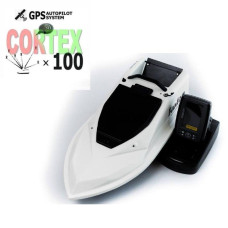 Кораблик для прикормки Фантом Модерн с ехолотом Toslon520 и GPS автопилотом (Cortex_6+1) Белый