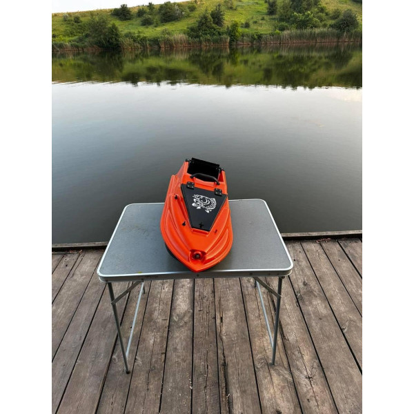 Кораблик для рыбалки Фурия Фюжн с GPS (V3_9+1) и Эхолотом Toslon TF520 Красный Оранжевый