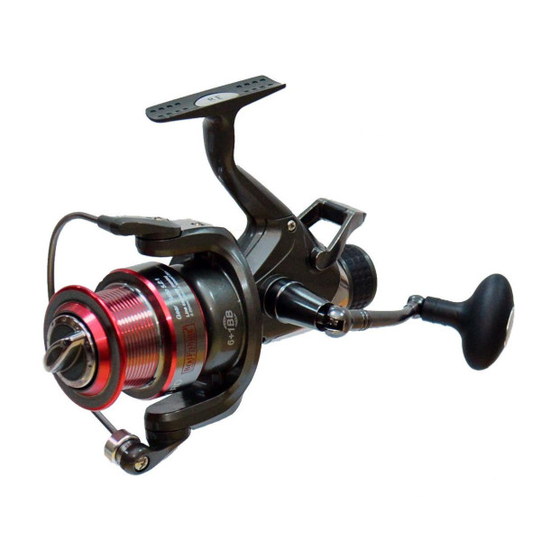 Коропова котушка BratFish COYOTE 6000 RD 6+1bb baitrunner +доп. шпуля
