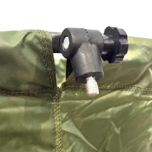 Садок Carp Line Green 2,5м желтые алюминиевые кольца, зеленая прорезиненная сетка