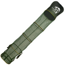 Садок Carp Line Green 2,5м желтые алюминиевые кольца, зеленая прорезиненная сетка