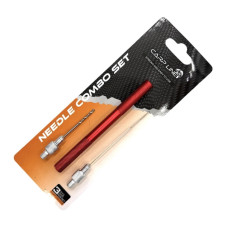 Набір короповий Carp Line: голка, свердло + МЕТАЛЕВА РУЧКА Needle Combo Set RED
