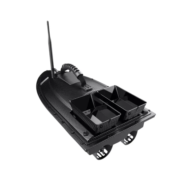Кораблик для прикормки Flytec V070 GPS Bait Boat 40 точок автоповернення 2 бункери до 1.5 кг дистанція 300 м акумулятор 12000 мАг