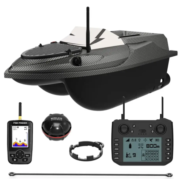 Кораблик Flytec V080 для риболовлі – GPS, ехолот, акумулятор 20000 мАг