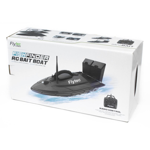 Кораблик для прикормки Flytec 2011-5 Bait Boat 2 бункери до 1.5 кг дистанція 500 м Li-ion 12000 мАг потужний тихий хід