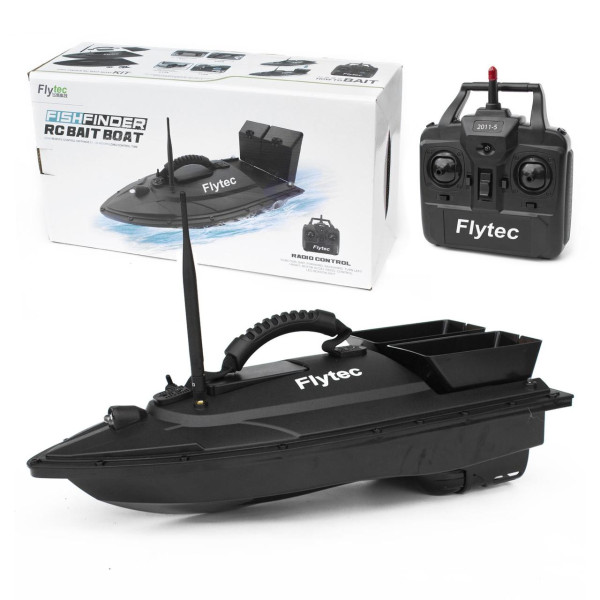 Кораблик для прикормки Flytec 2011-5 Bait Boat 2 бункери до 1.5 кг дистанція 500 м Li-ion 12000 мАг потужний тихий хід
