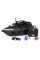 Кораблик для прикормки Flytec V020 GPS Bait Boat 40 точок автоповернення 3 бункери до 2 кг дистанція 300 м Li-ion 12000 мАг чорний