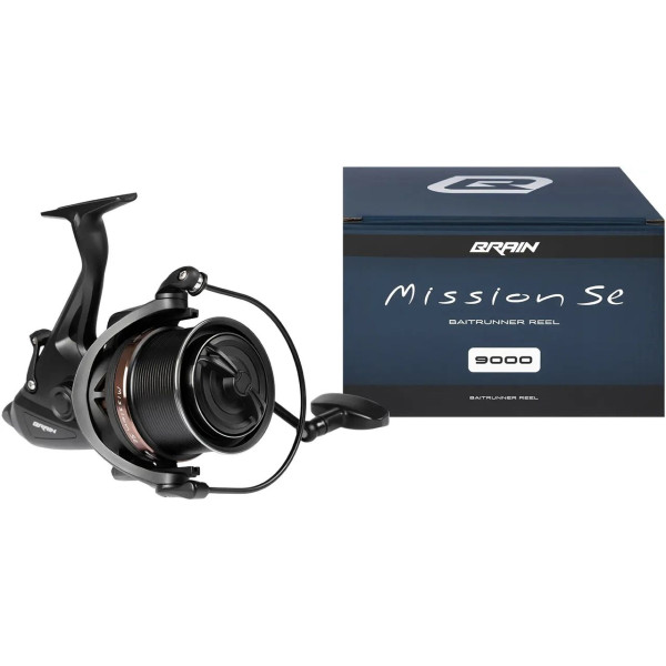 Катушка Brain Mission SE Baitrunner 8000 12+1BB 4.1:1 Карповая Катушка