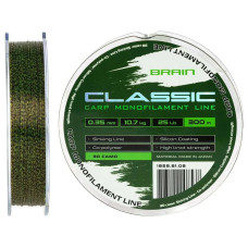 Жилка Brain Classic Carp Line 3D (camo) 300m 0.35mm 25lb 10.7kg