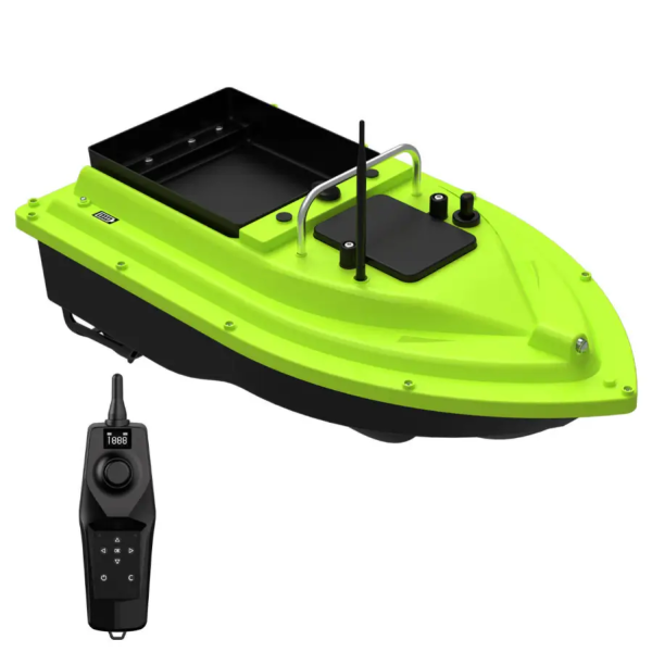 Прикормочний карповий кораблик D26 Green з GPS навігацією та акумулятором 12000 mAh