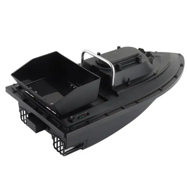 Прикормочний карповий кораблик D12B чорний з GPS навігацією та акумулятором 27000 mAh
