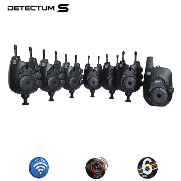 Набор сигнализаторов поклёвки World4Carp Detectum S Набор 4+1 Набір 6+1