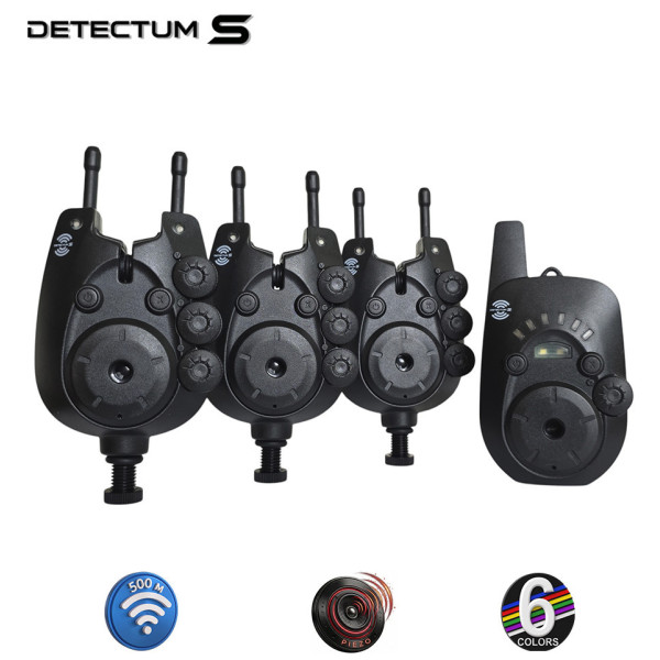 Набор сигнализаторов поклёвки World4Carp Detectum S Набор 4+1 Набір 3+1