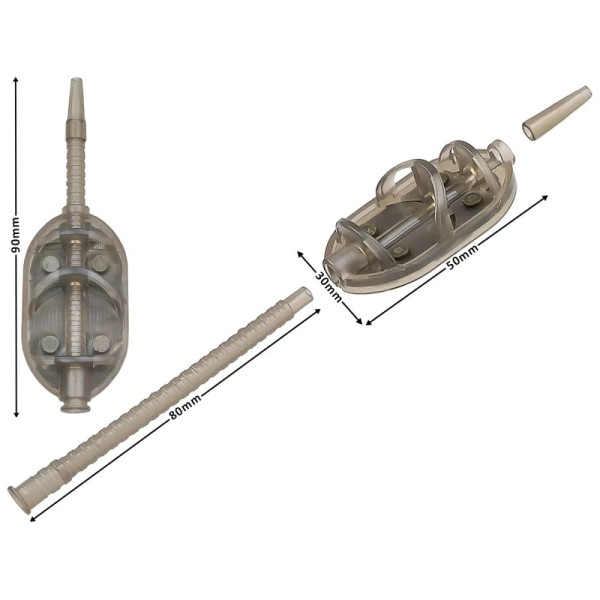 Годівниця QTS Fast Flat Feeder -M- 20г