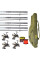 Карповий набір: Fishing Roi Dynamic 3-секційні вудилища + Eclipse J-3FR 6000 котушки + чохол