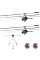 Фідерний комплект Flagman Force Active Feeder 3.6м 130г + котушка Flagman Magnum River Feeder 5000 + підставка