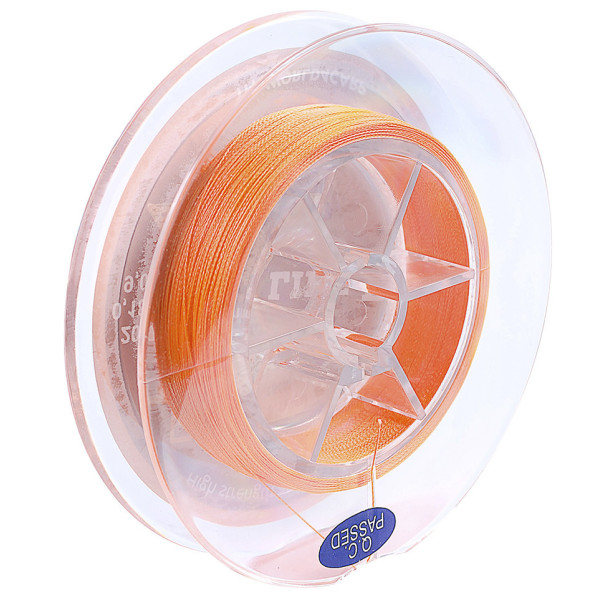 Плетёный шнур World4Carp X Line PE 0.10 мм оранжевый 150 м разрыв 3.6 кг 0,18 мм
