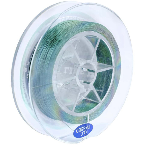 Плетёный шнур World4Carp X Line 0.10 мм тёмно-зелёный 150 м высокая разрывная нагрузка 0,28 мм