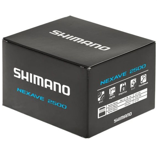 Котушка Shimano Nexave FI 2500 3+1BB