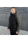 Парка чоловіча Pobedov Seniora Udacha Gray, чорний-хакі, до −28°C, утеплювач 250, на флісі