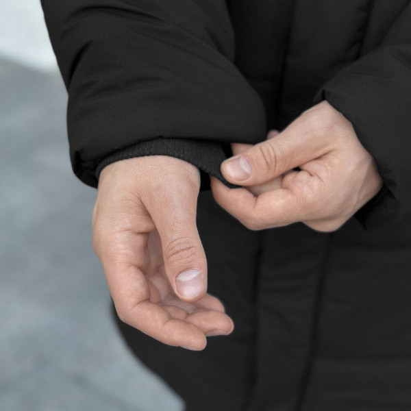 Куртка чоловіча зимова Pobedov Legas, чорний, до −25°C, утеплювач 300, на флісі