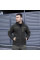 Толстовка флісова чоловіча демісезонна Pobedov Voin з липучками, хакі