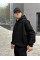 Худі чоловіче демісезонне oversize Pobedov Urbanist, чорний, вовна