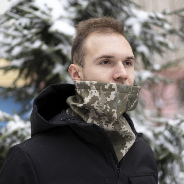 Бафф чоловіча Pobedov Soft shell без бренду, піксель