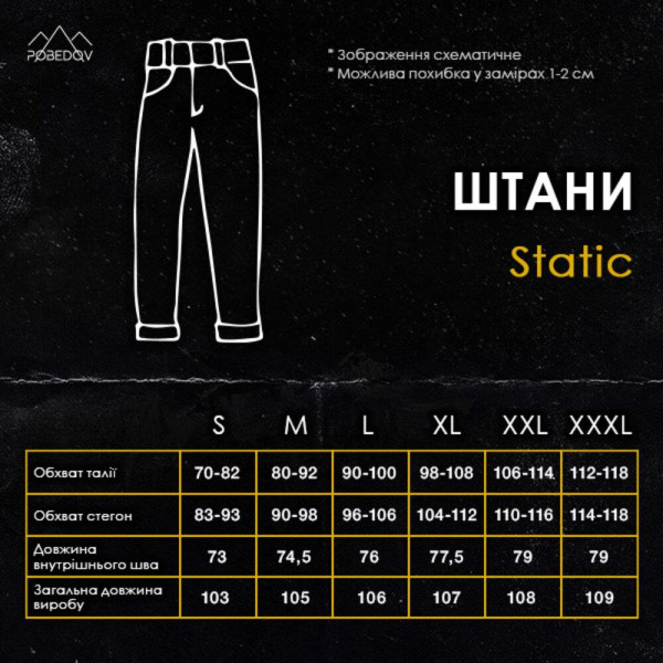 Штани-карго Pobedov Static Жіночі Наві