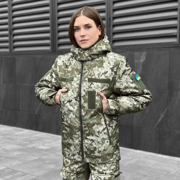 Куртка Pobedov Motive ЗИМА B2 Жіноча Піксель
