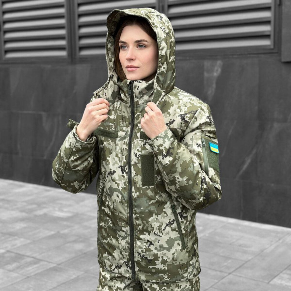 Куртка Pobedov Motive ЗИМА B2 Жіноча Піксель