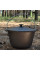 Казан туристический чугунный с крышкой Mangalzavod КТ-12 12 л с дужкой