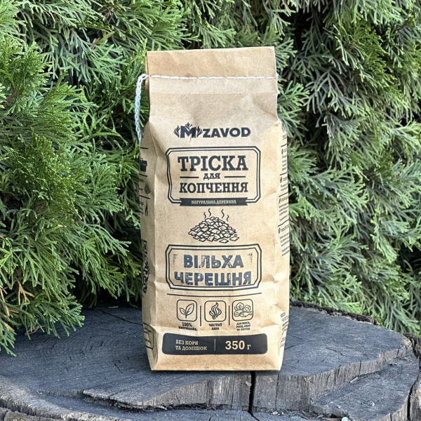 Тріска для копчення Mzavod Мікс (вільха/черешня), 350г