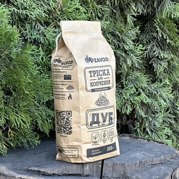 Тріска для копчення Mzavod Дуб, 350г