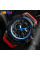 Мужские часы Skmei 1343 Black-Blue-Red водонепроницаемые 5 ATM спортивные