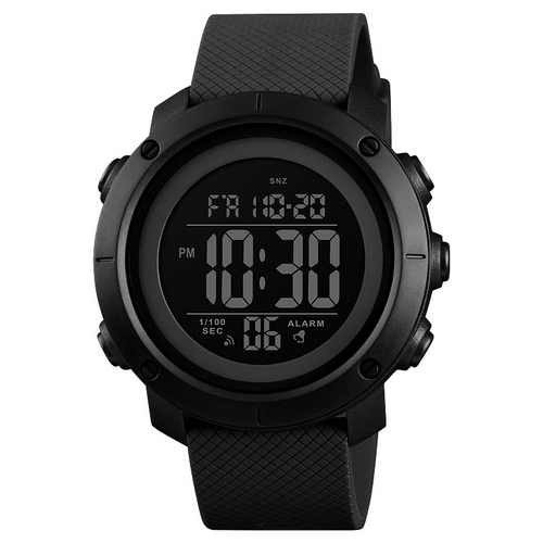 Тактичний чоловічий годинник Skmei 1426BKBK All Black з водозахистом 5 ATM