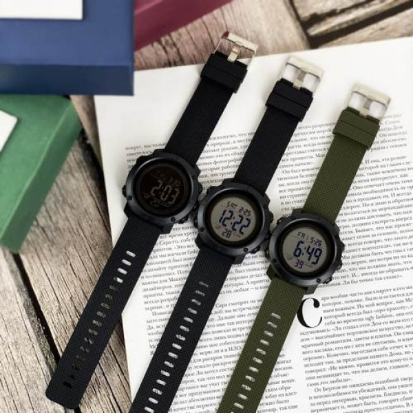 Тактичний чоловічий годинник Skmei 1426BKBK All Black з водозахистом 5 ATM