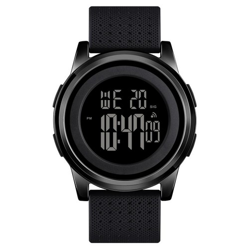Мужские электронные часы Skmei 1502 All Black черные