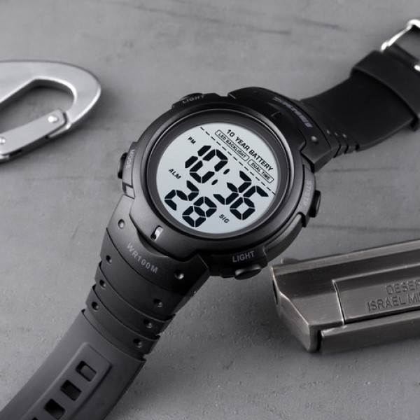 Чоловічий годинник Skmei 1560 Black-Gray