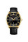 Мужские часы Curren 8365 Black-Gold с кожаным ремешком