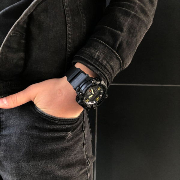 Мужские тактические часы Skmei 1637BK Black с водозащитой 5 ATM