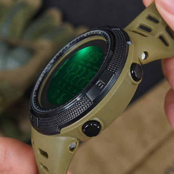 Мужские тактические часы Skmei 1251AG Military водонепроницаемые зеленые