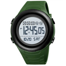 Мужские тактические часы Skmei 1674AGWT Army Green-white с водозащитой 5 ATM