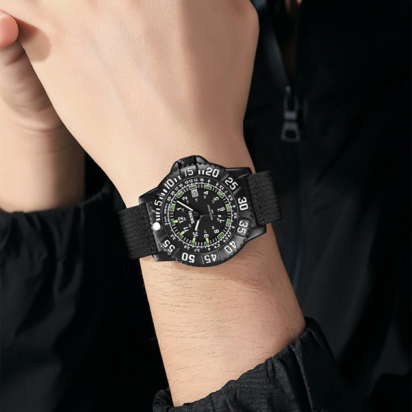 Мужские тактические часы Skmei 9281BK Black с нейлоновым корешком