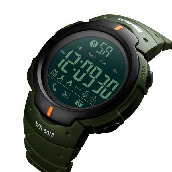Чоловічий годинник Skmei 1301AG army green Smart Watch